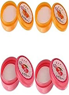 Generic وسادات إزالة طلاء الأظافر باللون الخوخي والبرتقالي (مجموعة من قطعتين) 