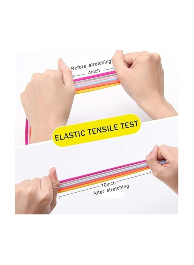 زوج من أربطة الأحذية المرنة بدون ربط مع فك سريع - أربطة حذاء مطاطية قابلة للتمدد مع قفل من الدانتيل للأحذية اليومية للبالغين والأطفال لون بينك - Image 3