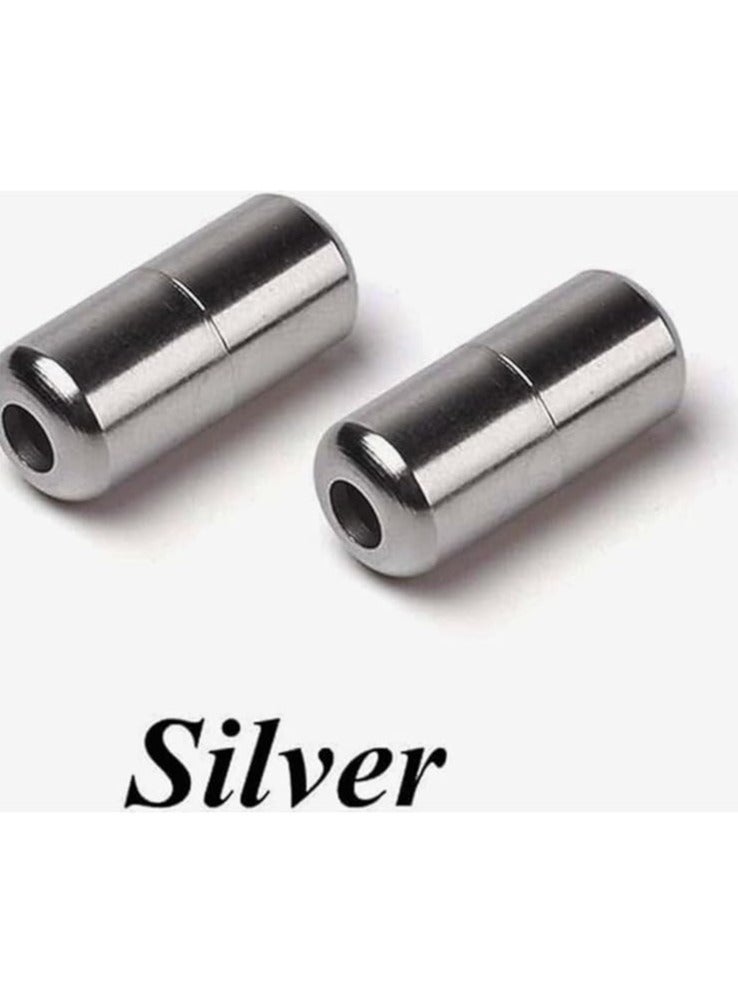 زوج من أربطة الأحذية المرنة بدون ربط مع فك سريع - أربطة حذاء مطاطية قابلة للتمدد مع قفل من الدانتيل للأحذية اليومية للبالغين والأطفال لون بينك - Image 4