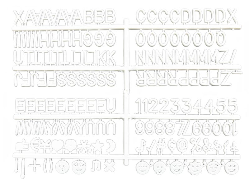 Hiflyer Letter Board Letters Only for Flet Letter Boards, Plastic Letter Board Sign Message Board Letters, Word Board with Letters, Numbers & Symbols Felt Letters for Changeable Changeable Letter Boards (170) - Image 1