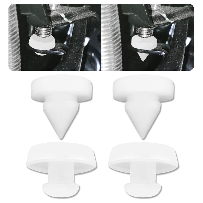 4PCS Brake Pedal Stop Pad of OEM 46505SA5000Brake Switch Stopper of MultiStyle Compatible with Acura HondaStandard Brake Light Switch Stopper Tool Kit of Car Accessories