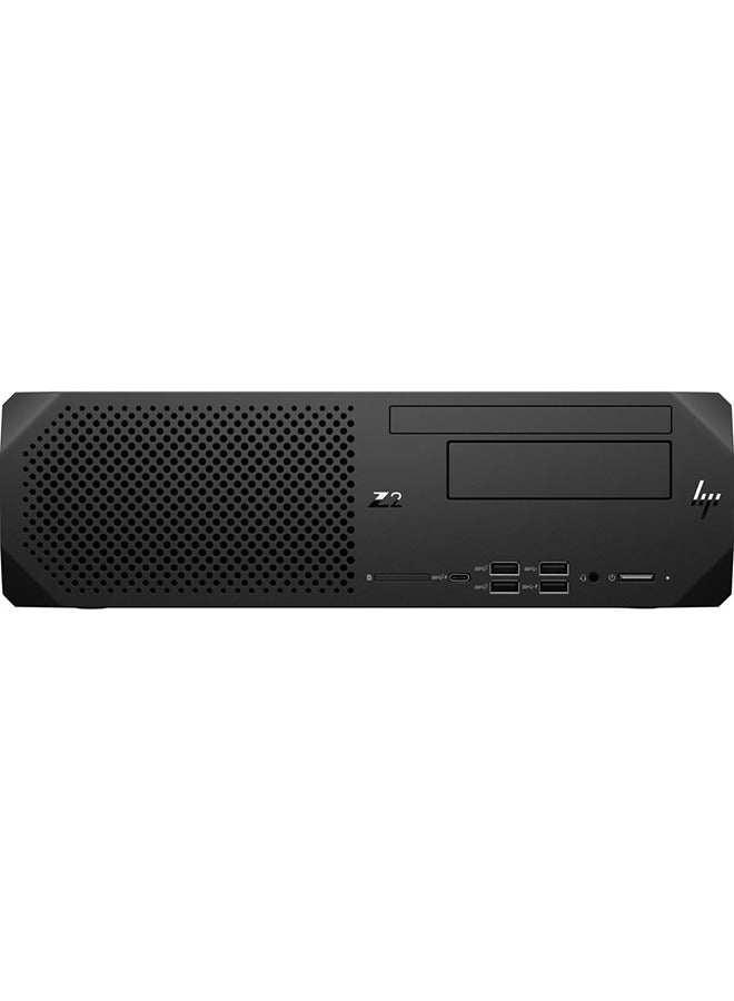 HP حاسوب مكتبي صغير Z2 G5 بمعالج كور i7-10700 / 16 جيجابايت ذاكرة DDR4 / 512 جيجابايت SSD / رسومات إنتل UHD 630 - Image 1