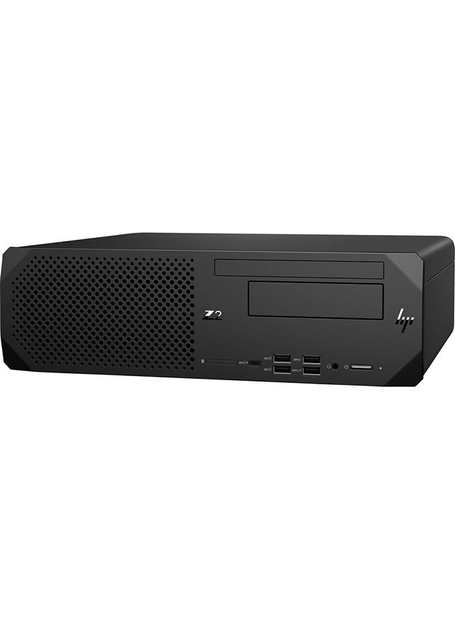 HP حاسوب مكتبي صغير Z2 G5 بمعالج كور i7-10700 / 16 جيجابايت ذاكرة DDR4 / 512 جيجابايت SSD / رسومات إنتل UHD 630 - Image 2