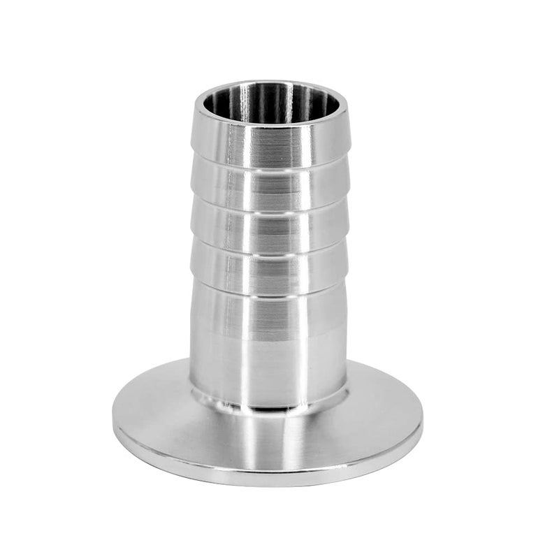 beduan 1.5" Tri Clamp to 1.5" Barb Fitting Stainless Sanitary Home Brew Adapter (Ferrule OD 50.5mm) - Image 1