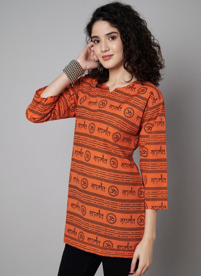 Trend Level Women Floral Printed Indie Prints Kurta - Image 4