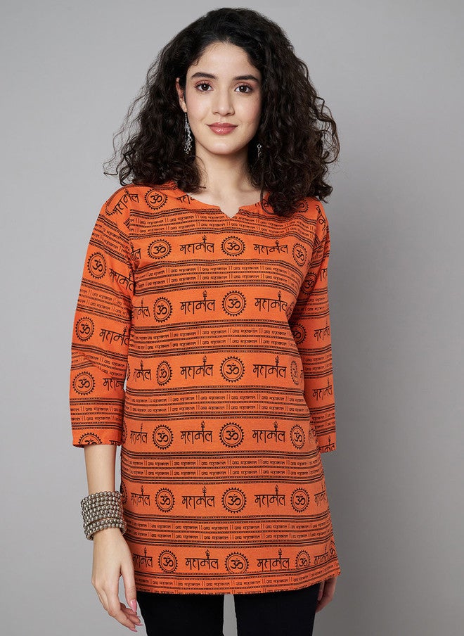 Trend Level Women Floral Printed Indie Prints Kurta - Image 1