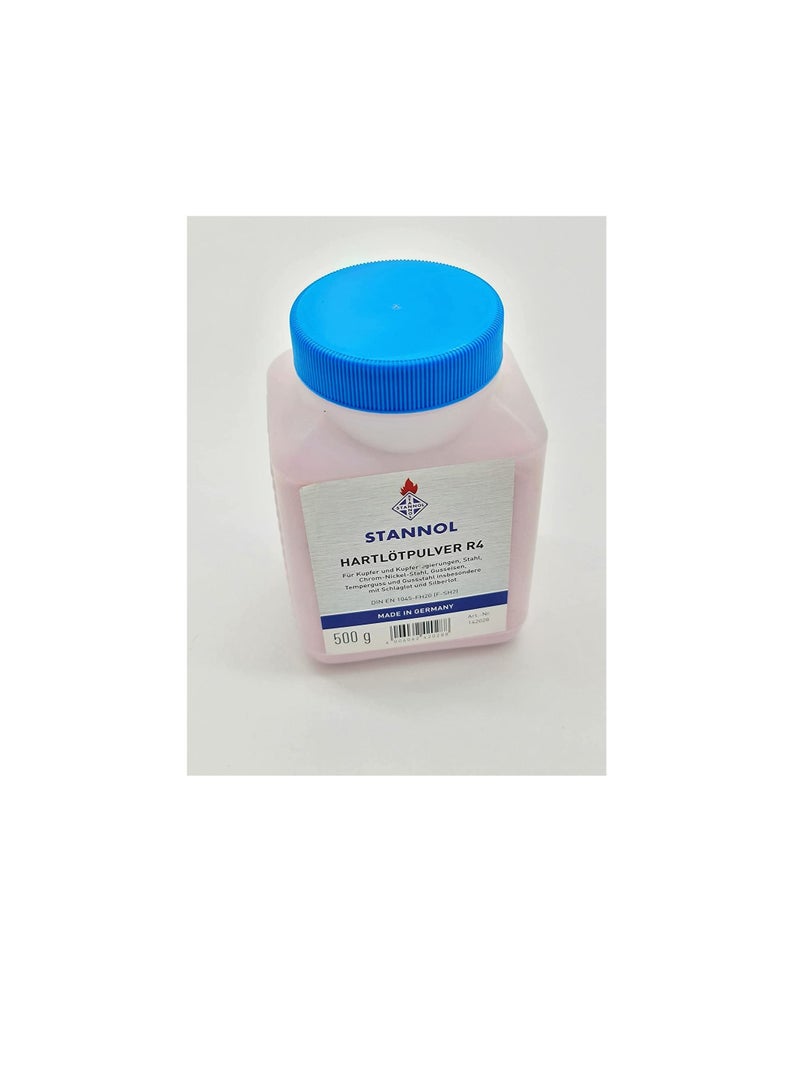 STANNOL Stannol Brazing Powder 500g - R4-142028, Brazing Powder for brazing copper and copper-nickel alloys, brass, nickel silver, steel, cast iron, gunmetal and galvanized sheet steel - Made in Germany - Image 1
