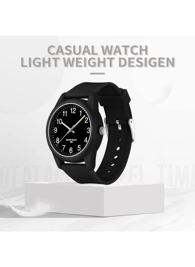 ساعات يد تناظرية للأطفال، للبنين والبنات، بسوار ناعم، لتعلم الوقت، مضادة للماء حتى 50 متر، سهلة القراءة، هدايا للأعمار من 4 إلى 12 سنة - Image 3