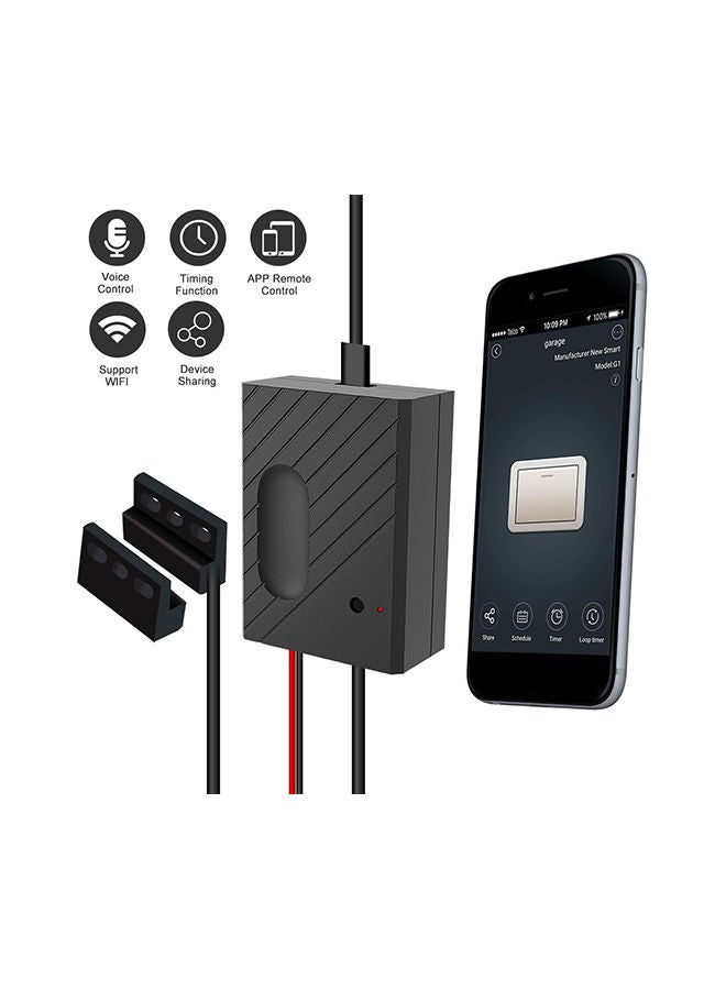 NIBEMINENT WiFi Garage Door Controller Smart Switch Black 235grams - Image 4