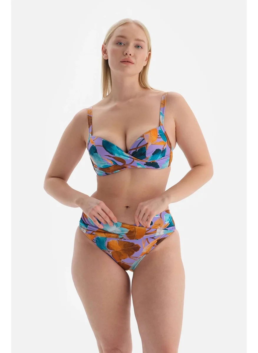 داجي Lila - Petrol Green High Waist Bottom