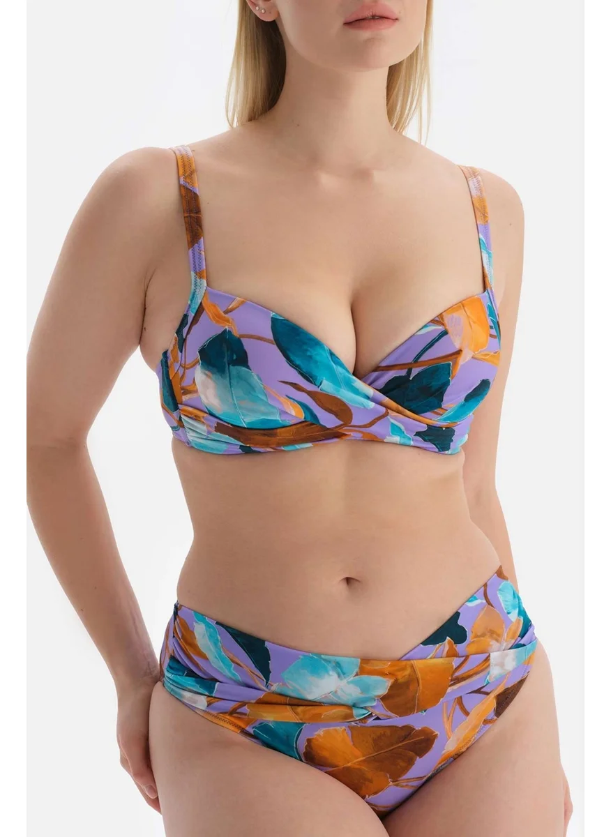 داجي Lila - Petrol Green High Waist Bottom