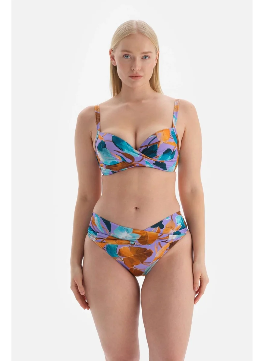 داجي Lila - Petrol Green High Waist Bottom