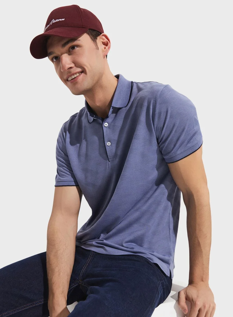 JUNE Essential Slim Fit Polo