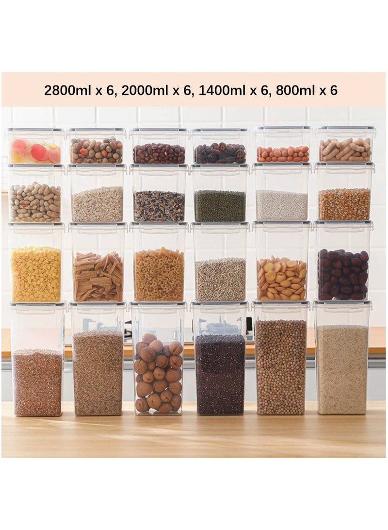 Good Quality Food Storage Container Set!1X800ml, 1X1400ml, 1X2000ml, 1X2400ml - Image 2