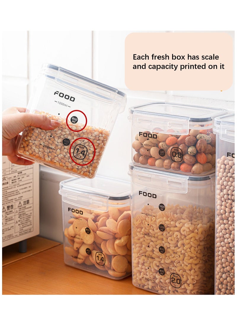 Good Quality Food Storage Container Set!1X800ml, 1X1400ml, 1X2000ml, 1X2400ml - Image 5