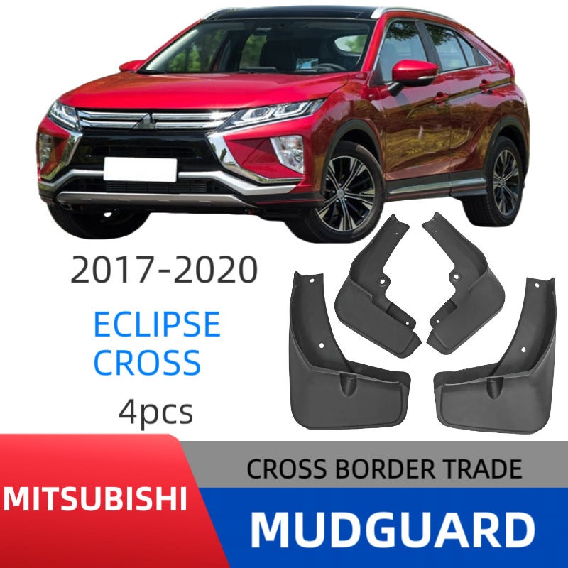 Mud Flaps: 4 Pcs High-quality Composite Rubber Plastic Material - Seamless Fit Splash Guards for Mitsubishi Eclipse Cross 2018-2024 Off-road & Daily Use - Image 1