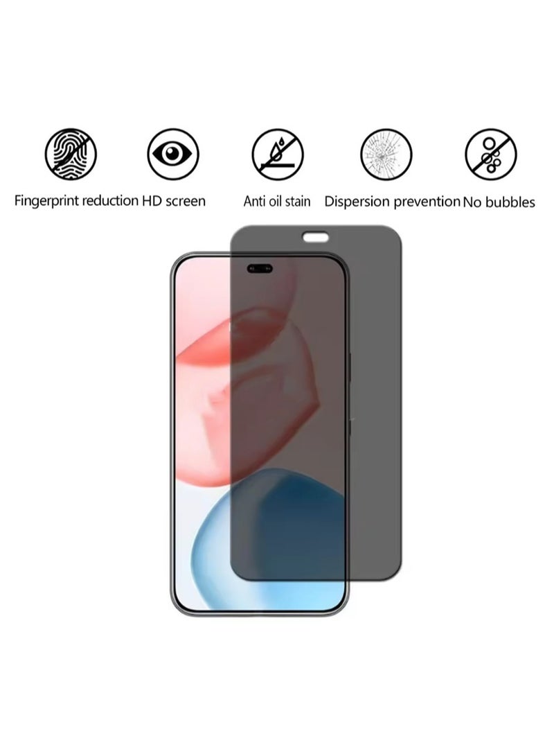 2 Pack Honor 400 Pro Privacy Screen Protector Tempered Glass Screen Guard Anti Peeking - Image 3