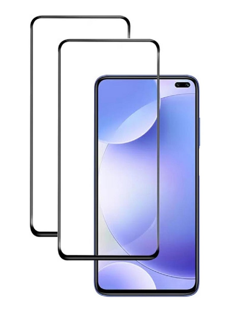 Super 2 Pieces Tempered Glass Screen Protector 5D Designed For Xiaomi Poco X2 Full Glue Edge to Edge Full Screen Coverage And Bubble Free - Image 1