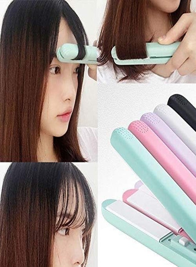PEAKTASTE Professional Mini Hair Styler | Ceramic Plate Hair Straightener & Curler | Dual-Purpose Compact Travel-Friendly Styling Tool | Fast Heating, Anti-Frizz & Saree Pleat Straightener for Girls & Women - Image 4