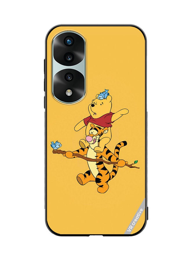 VR CREATIVE Protective Case Cover For Honor 70 Pro plus Pooh Design Multicolour - Image 1