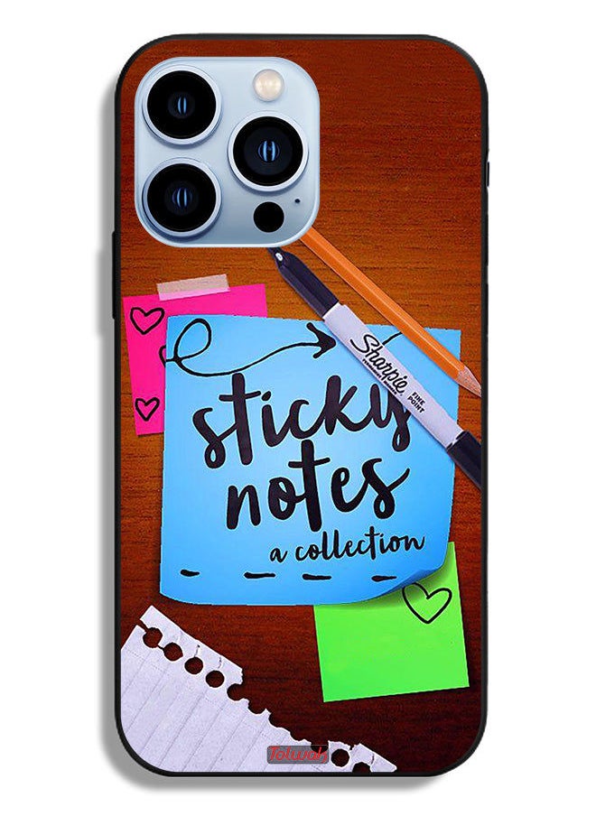 Tolwak - Apple iPhone 13 Pro Protective Case Sticky Notes - Image 1