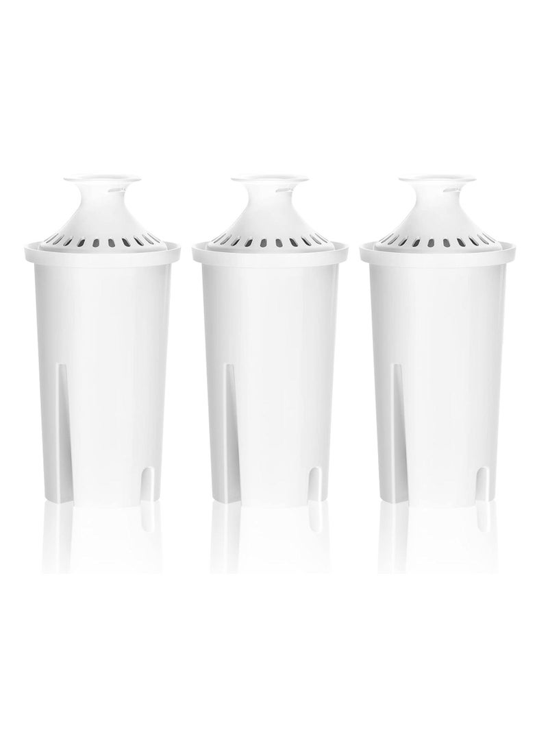 3Pcs Pitcher Water Filter Replacement for Brita Filters Pitchers Dispensers to Reduce Chlorine and Bad Taste BPA free for Brita Classic OB03 for Mavea 107007 35557 and More  - Image 1