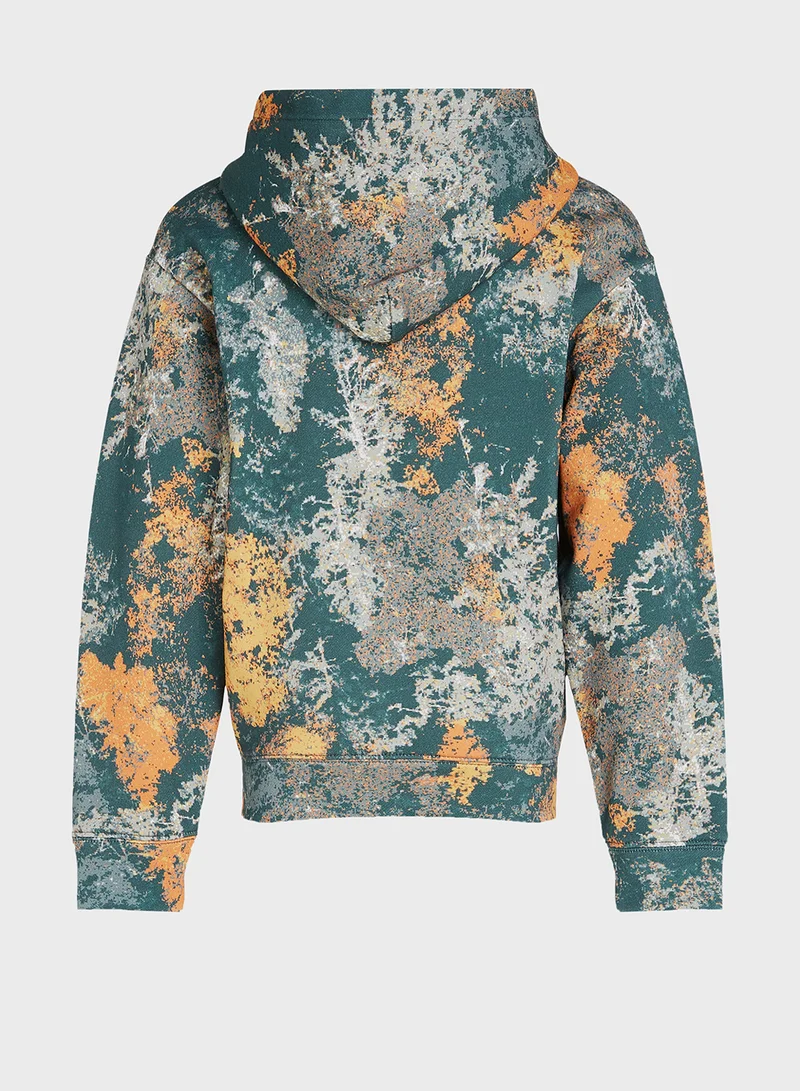 Calvin Klein Jeans Kids All Over Printed Hoodie