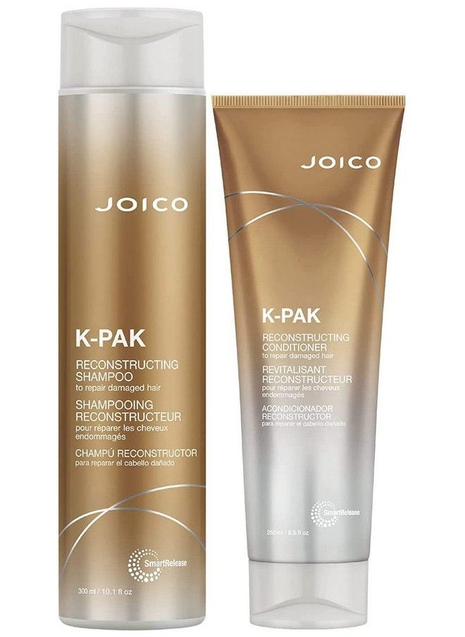 JOICO مجموعة شامبو وبلسم Kpak Daily لإصلاح التلف 10.1 أونصة  - Image 1