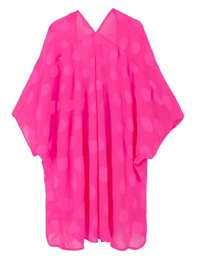 Moss Rose Women's Solid Beach Swimsuit Kimono Cardigans Chiffon Casual Loose Open Front Cover Ups Tops - Image 3