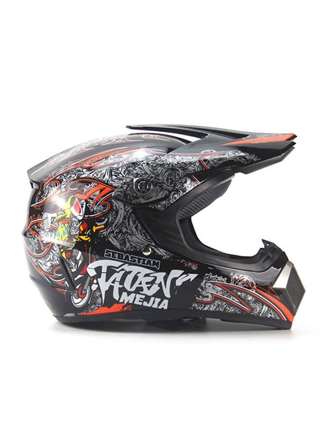 Arabest 3-Piece Full Face Racing Motorcycle Helmet Kit  - Image 2