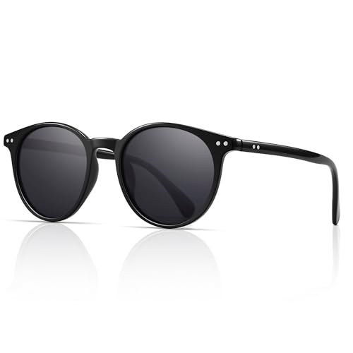SUNGAIT Women's Classic Vintage Round Polarized Sunglasses Retro Style UV400 SGT167-LHH - Image 1