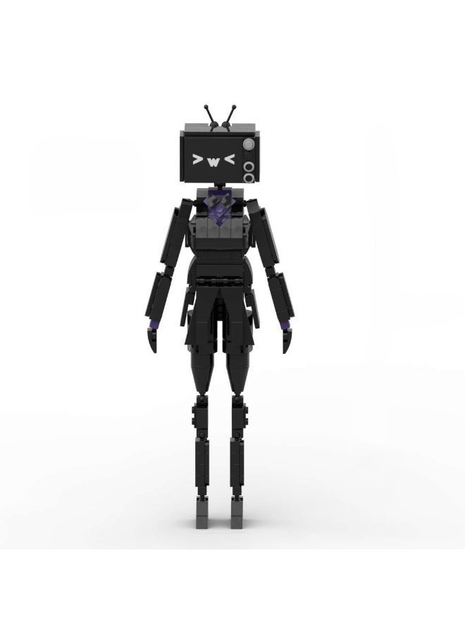 981PCS Female Character Building Blocks | Super Speaker, Surveillance & TV Personality Creative Model Set - Image 4