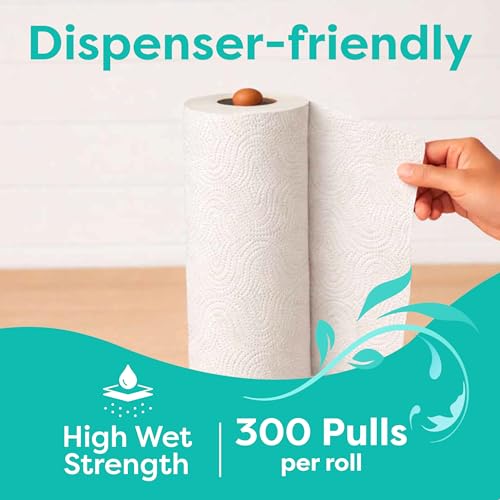 Origami 2 Ply Luxuria Kitchen Tissue Paper Roll | Tough, Super Absorbent & Food Safe Tissues for Spotless Cleaning | Ideal for Multi Purpose Use- Pack of 1 (300 Sheets) - Image 3