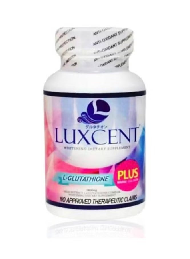 Plus Luxcent luminous caps glutathione with marine collagen japan formula 60 Capsules