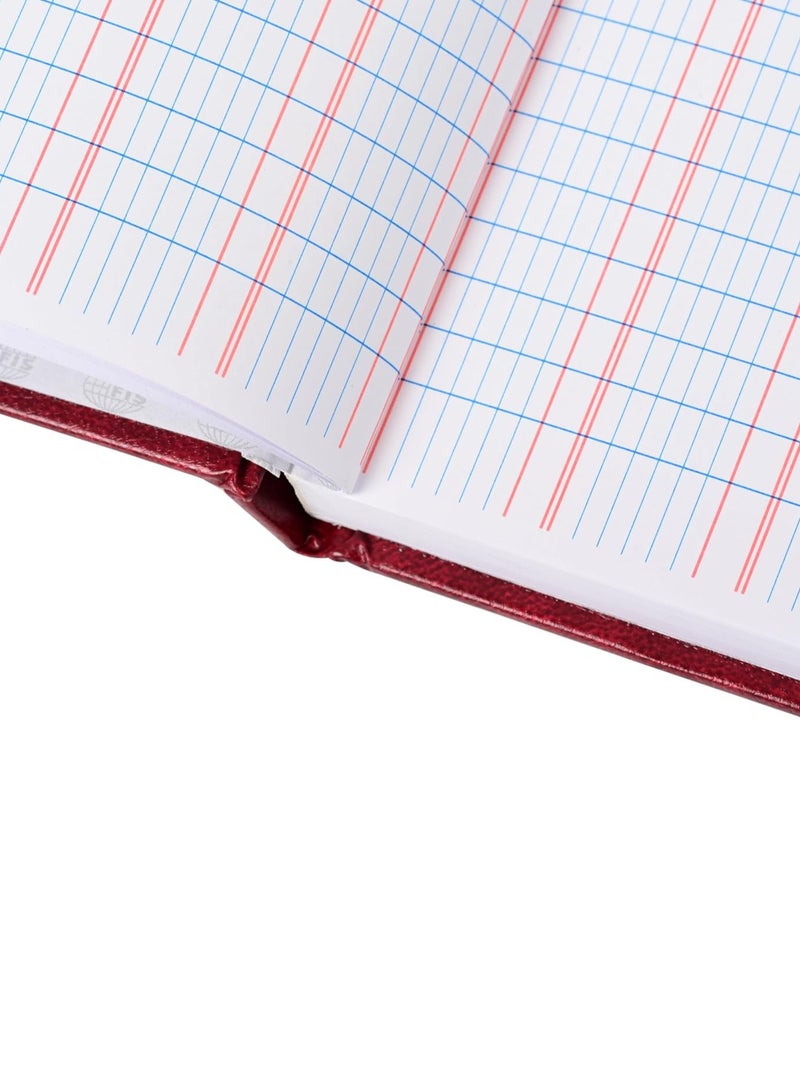FIS Analysis Book, 250X345MM 16, Column, 96 Sheets Maroon Color-FSAN16 - Image 4