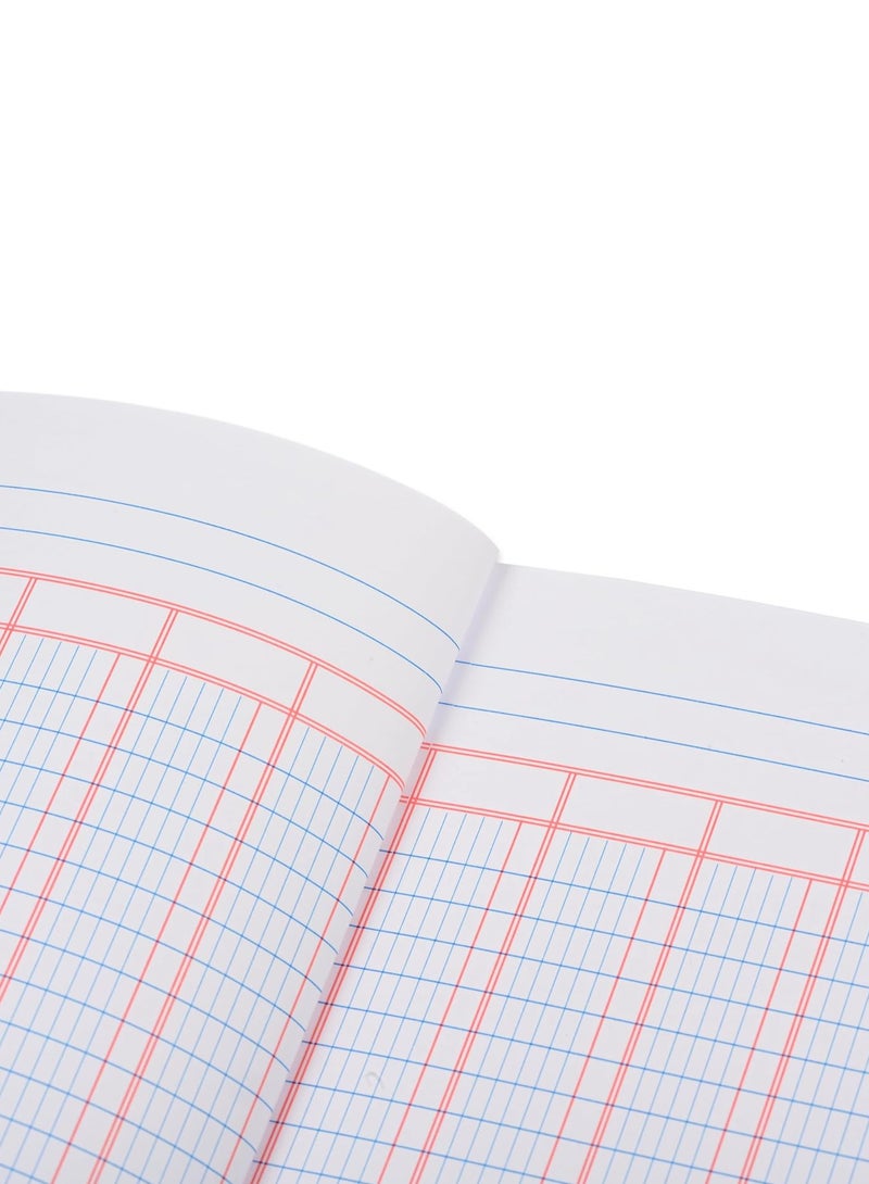 FIS Analysis Book, 250X345MM 16, Column, 96 Sheets Maroon Color-FSAN16 - Image 3
