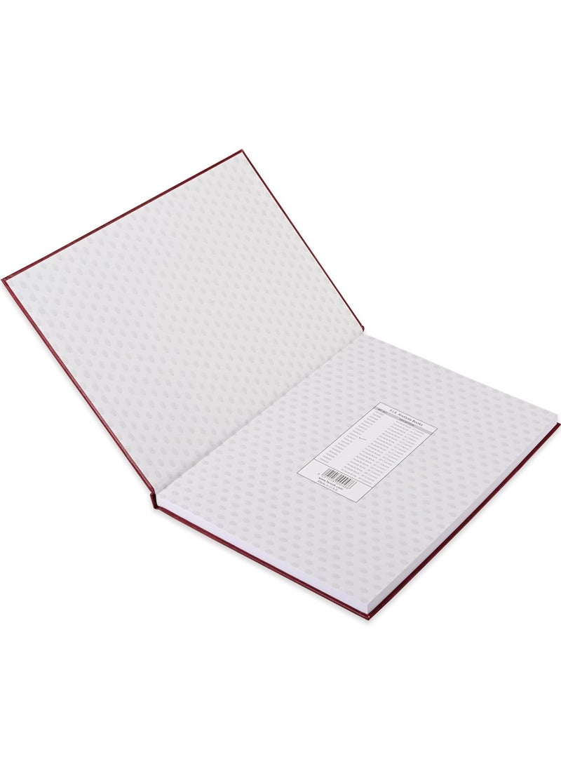 FIS Analysis Book, 250X345MM 16, Column, 96 Sheets Maroon Color-FSAN16 - Image 5