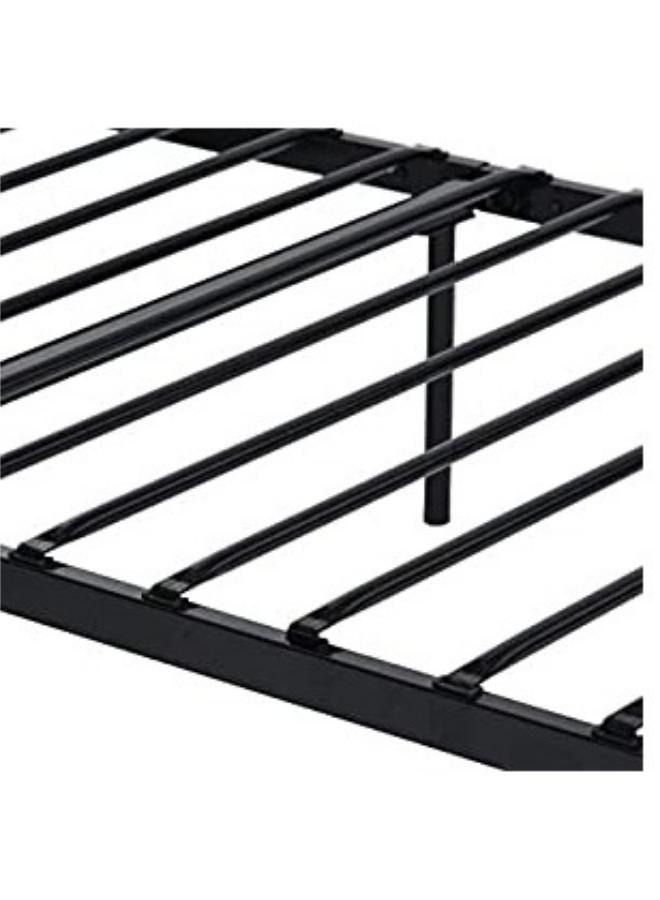 SULSHA Wooden And Steel Durable Single Bed For Home Brown 190x90x15cm  - Image 2