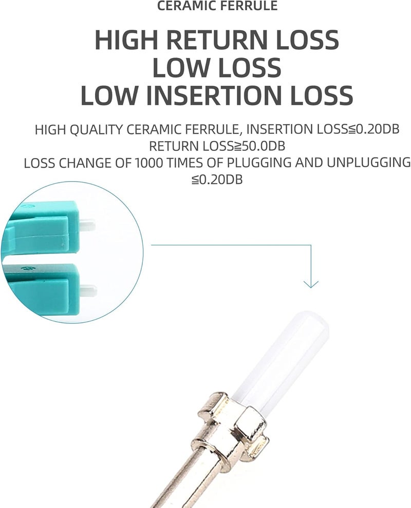 CRUISER LC/UPC Fiber Optic Circuitors Connector SM & MM Loopback Adapter Interface Signal Loop Connector (OM3) - Image 4
