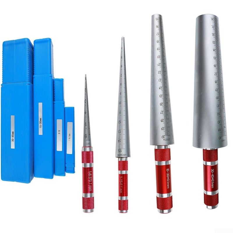 Aperture Gauge Set Measuring Hole Size 1 6 5mm to 15mm with Engraved 0 1mm Scale - Image 4
