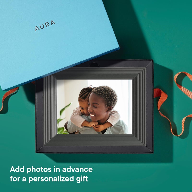 AURA Aura Mason WiFi Digital Picture Frame | Wirecutter's Best Digital Frame for Gifting | Send Photos from Your Phone | Quick, Easy Setup in Aura App | Free Unlimited Storage | Black  - Image 5