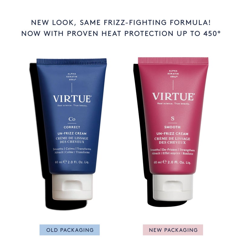 Virtue Un-Frizz Leave-In Hair Treatment for Curly Hair and Frizz Control, Sulfate Free, Safe for All Hair Types, Color Safe - Image 5