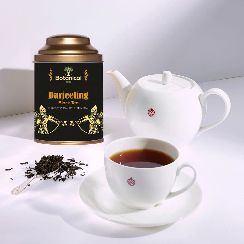 Botanical Sage- Darjeeling Black Tea 100g With Free Tea Infuser | Selected | Luxury Tea - Image 4