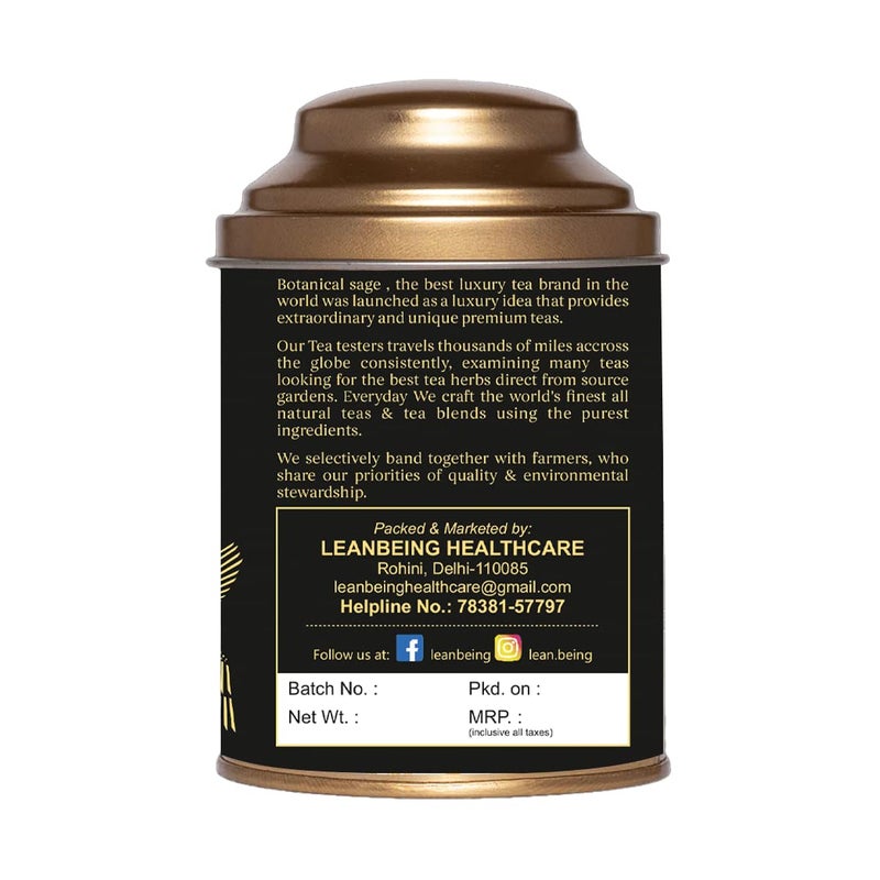 Botanical Sage- Darjeeling Black Tea 100g With Free Tea Infuser | Selected | Luxury Tea - Image 5