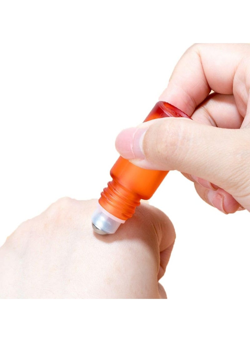 Oasisgalore - Portable Refillable Rollerball Perfume Bottle, Empty DIY Roll-on Bottle for Travel, Colorful Design - Image 1