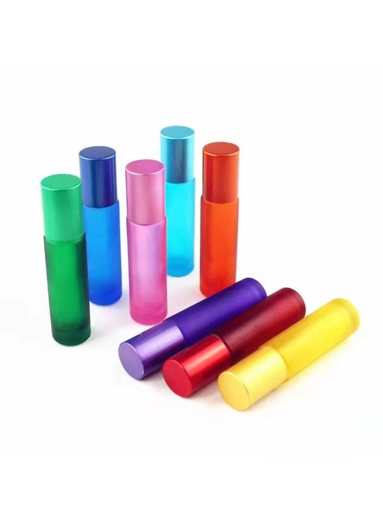 Oasisgalore - Portable Refillable Rollerball Perfume Bottle, Empty DIY Roll-on Bottle for Travel, Colorful Design - Image 1