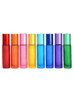 Portable Refillable Rollerball Perfume Bottle, Empty DIY Roll-on Bottle for Travel, Colorful Design