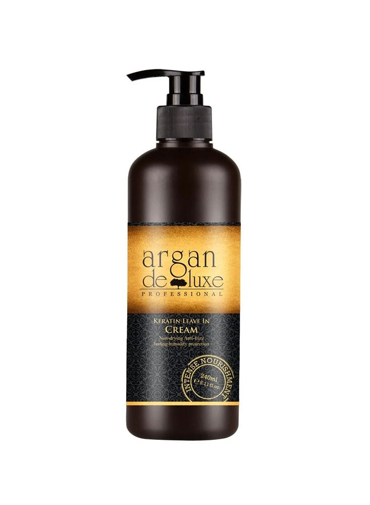 argan de luxe Keratin Leave In Hair Cream 240ml - Image 1