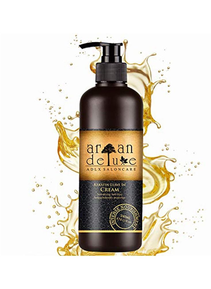 argan de luxe Keratin Leave In Hair Cream 240ml - Image 2