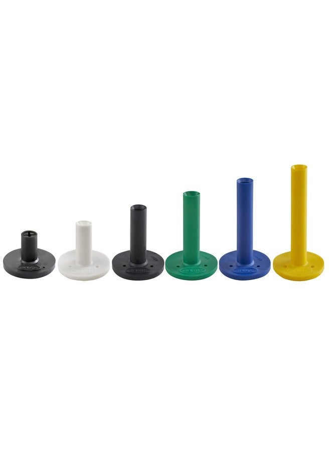 TH Golf Premium Rubber Golf Tees – Pack of 6 – Durable, Long-Lasting Tees in Multiple Sizes & Colours for Drivers, Woods & Irons - Image 1